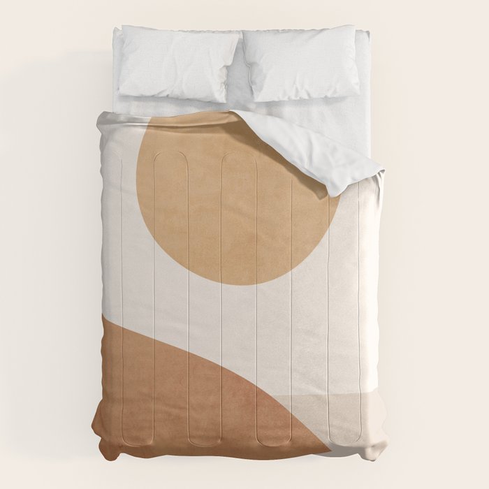 Minimal Abstract Art Landscape 9 Comforter Gallery Image 6