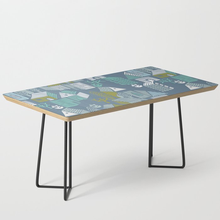 bonjour ma vie; City life collection blue teal Coffee Table Gallery Image 1