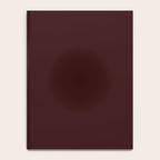 Dark Maroon Broown Solid Color Plain Earth Tone Modern Abstract  Notebook Gallery Image 4