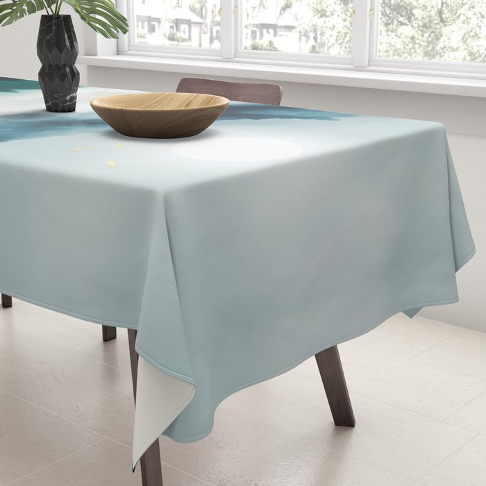 Midnight Moon Reflection Tablecloth Gallery Image 3