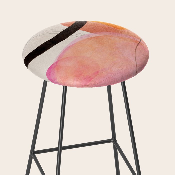 mid century organic shapes spring 21 /3 Stool Gallery Image 2