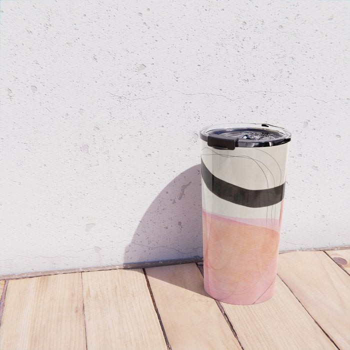 mid century organic shapes spring 21 /3 Travel Mug Gallery Image 4