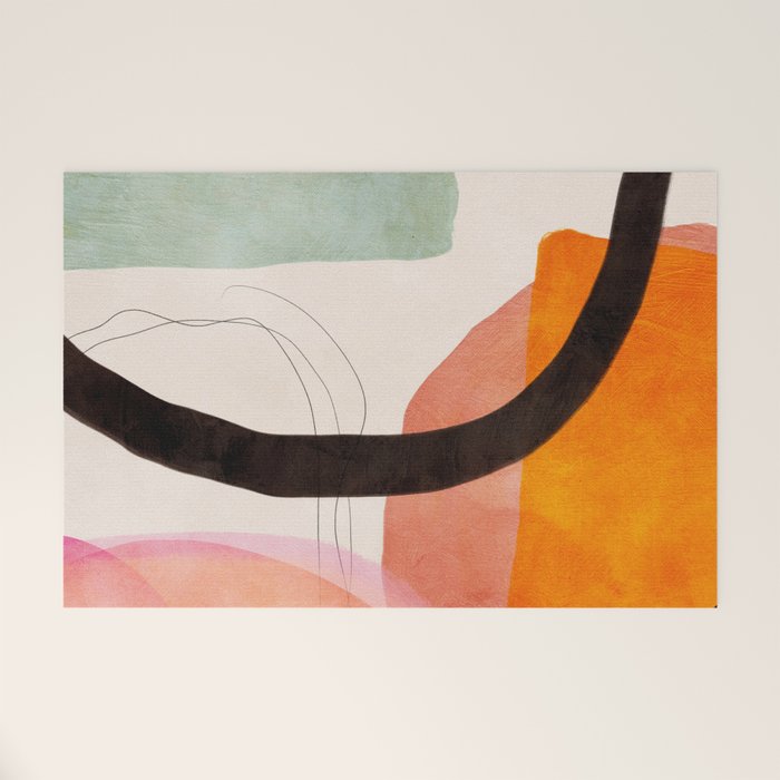 mid century organic shapes spring 21 /3 Welcome Mat Gallery Image 1