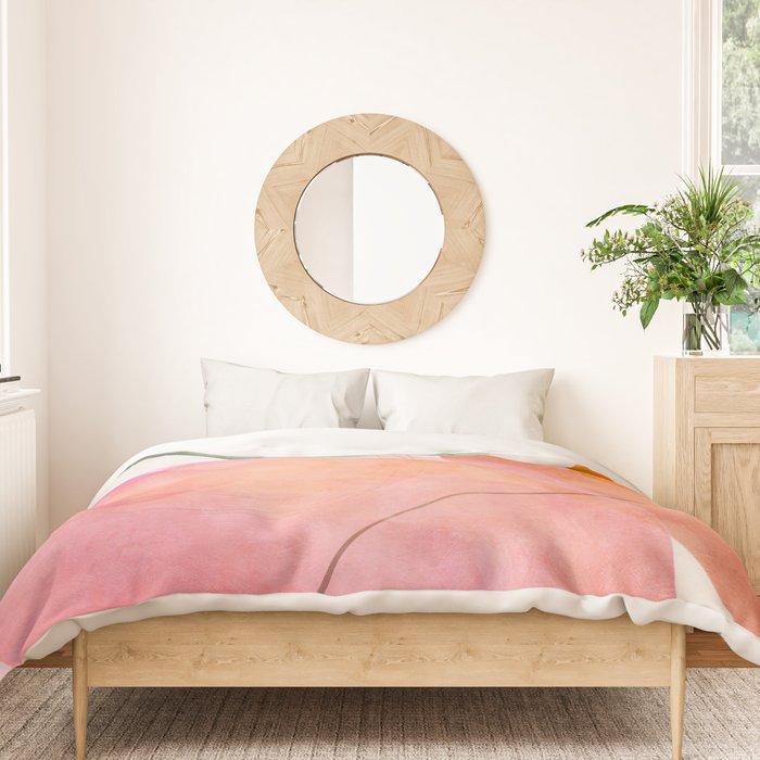 mid century organic shapes spring 21 /3 Duvet Cover Gallery Image 3