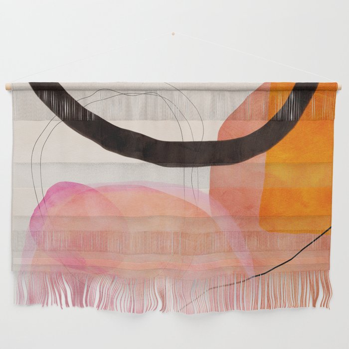 mid century organic shapes spring 21 /3 Wall Hanging Gallery Image 1