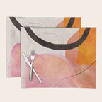 mid century organic shapes spring 21 /3 Placemat Gallery Image 1