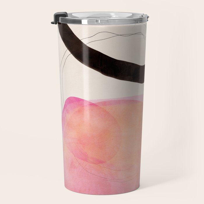 mid century organic shapes spring 21 /3 Travel Mug Gallery Image 3