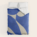Blue Nude Geometric Modern Print Comforter Gallery Image 6