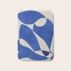 Blue Nude Geometric Modern Print Bath Mat Gallery Image 1