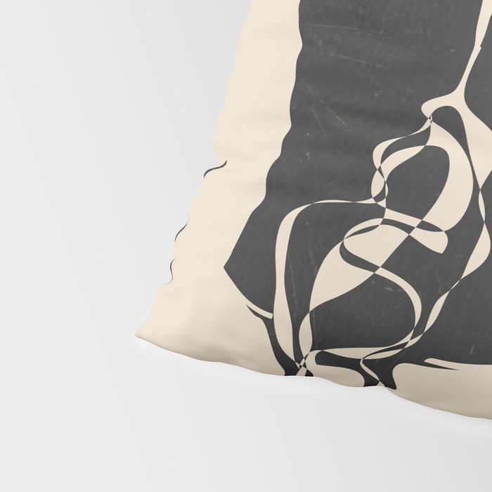 Tropical Girl /Abstract Minimal Pillow Sham Gallery Image 4