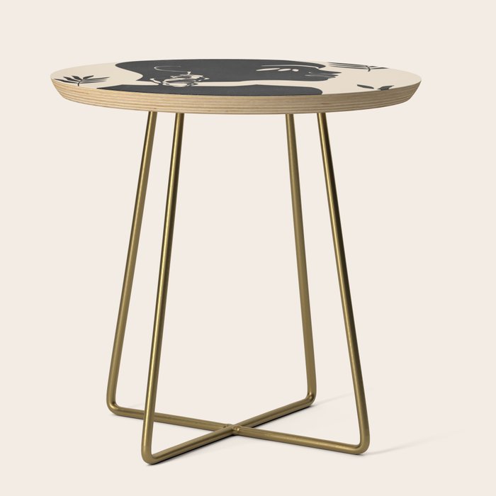 Tropical Girl /Abstract Minimal Side Table Gallery Image 1