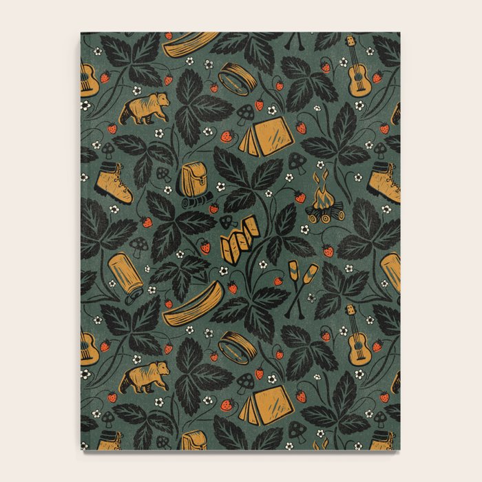 Summer Camping - Forest Green Notebook Gallery Image 4