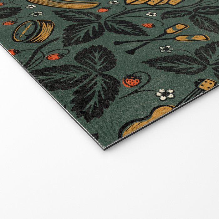 Summer Camping - Forest Green Welcome Mat Gallery Image 2