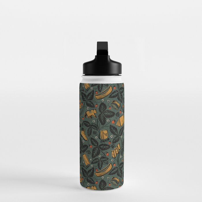 Summer Camping - Forest Green Water Bottle Gallery Image 3