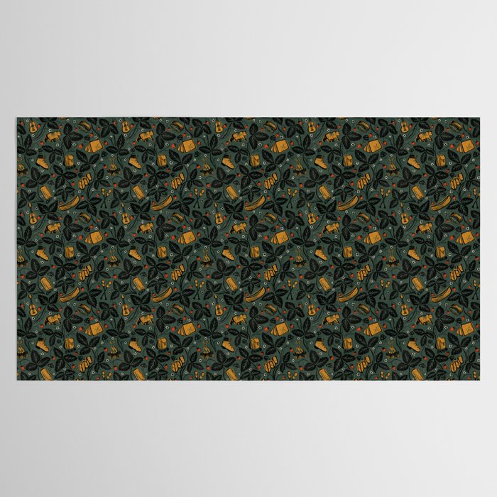 Summer Camping - Forest Green Tablecloth Gallery Image 2