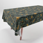 Summer Camping - Forest Green Tablecloth Gallery Image 1