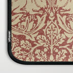 William Morris Brer Rabbit Church Red Biscuit Vintage Pattern  Laptop Sleeve Gallery Image 3