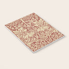 William Morris Brer Rabbit Church Red Biscuit Vintage Pattern  Notebook Gallery Image 3