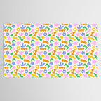 Colorful abstract organic shape patern Tablecloth Gallery Image 2