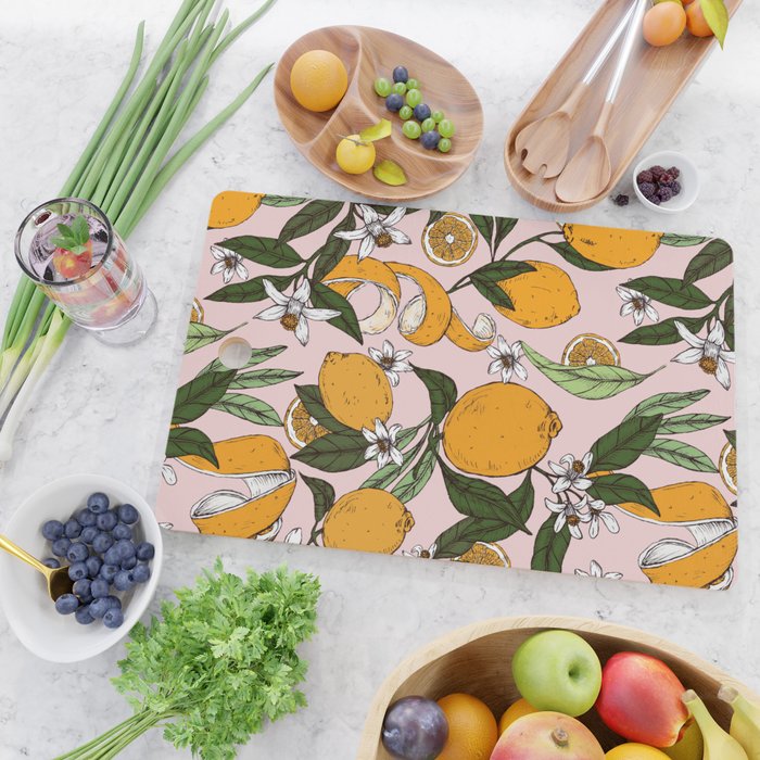 Succulent sweets oranges Cutting Board Gallery Image 2