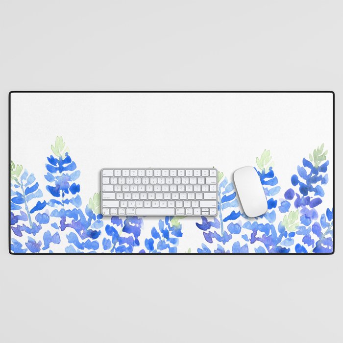 Texas bluebonnets -  bottom Desk Mat Gallery Image 1