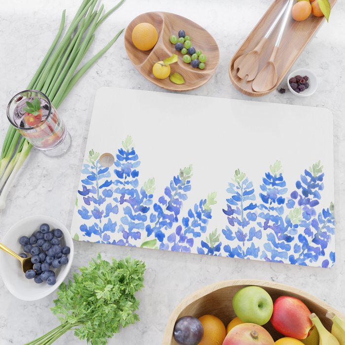 Texas bluebonnets -  bottom Cutting Board Gallery Image 2