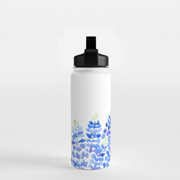 Texas bluebonnets -  bottom Water Bottle Gallery Image 2