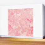 Blush pink abstract watercolor marble pattern Wall Mural Gallery Image 2