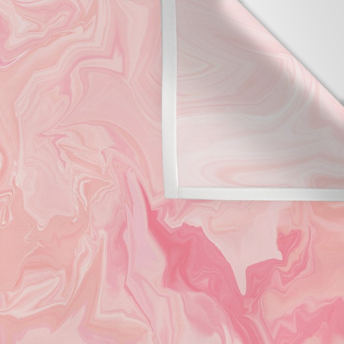 Blush pink abstract watercolor marble pattern Wall Tapestry Gallery Image 3