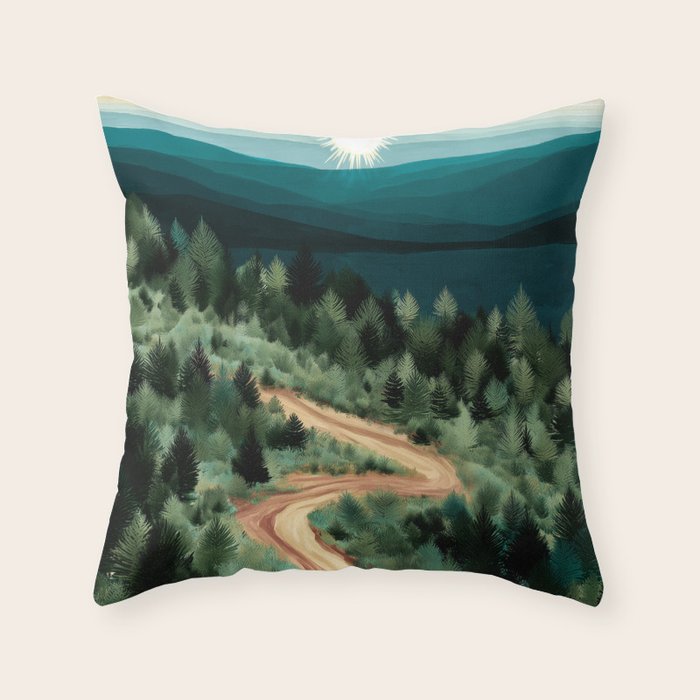 The Long Way Home Throw Pillow Gallery Image 6