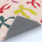 Festive Bows And Ribbons Pattern Rug Gallery Image 4