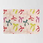 Festive Bows And Ribbons Pattern Rug Gallery Image 2
