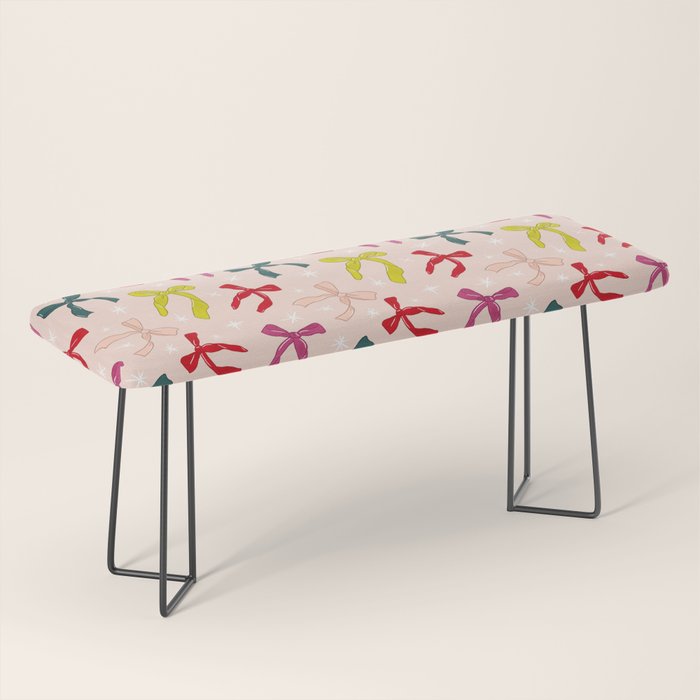 Festive Bows And Ribbons Pattern Bench Gallery Image 1