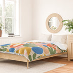 Abstract organic nature shape art pattern Duvet Cover Gallery Image 2