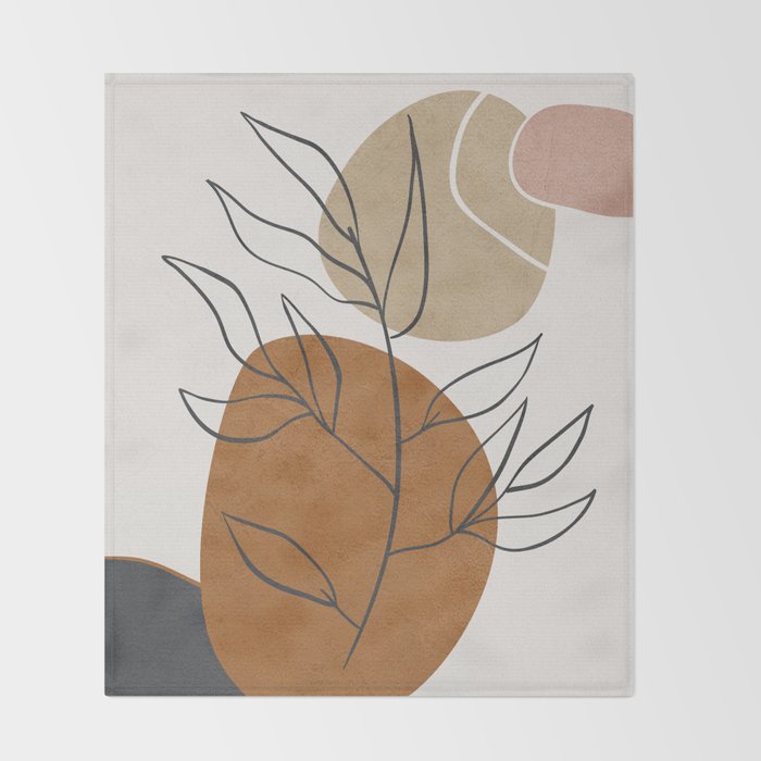 Abstract Shapes 10 Throw Blanket Gallery Image 2