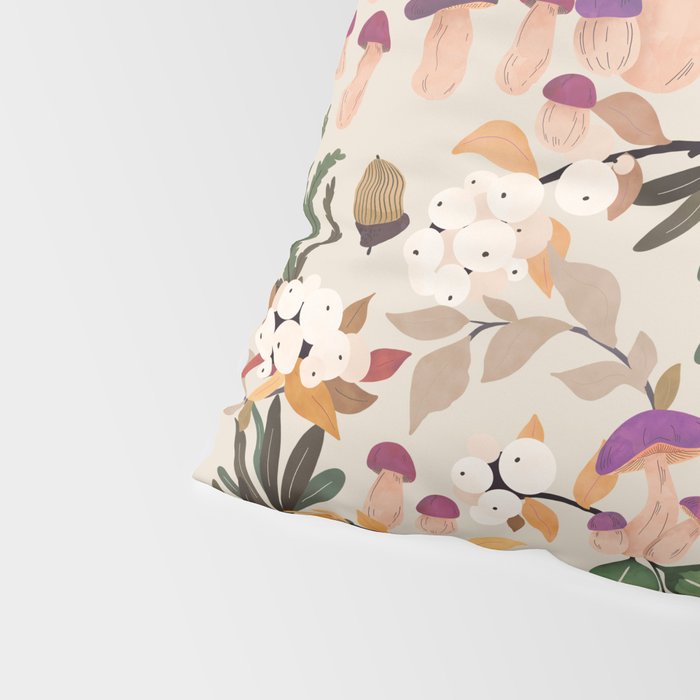 Magic mushroom forest H Pillow Sham Gallery Image 4