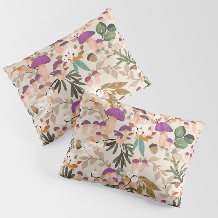 Magic mushroom forest H Pillow Sham Gallery Image 3