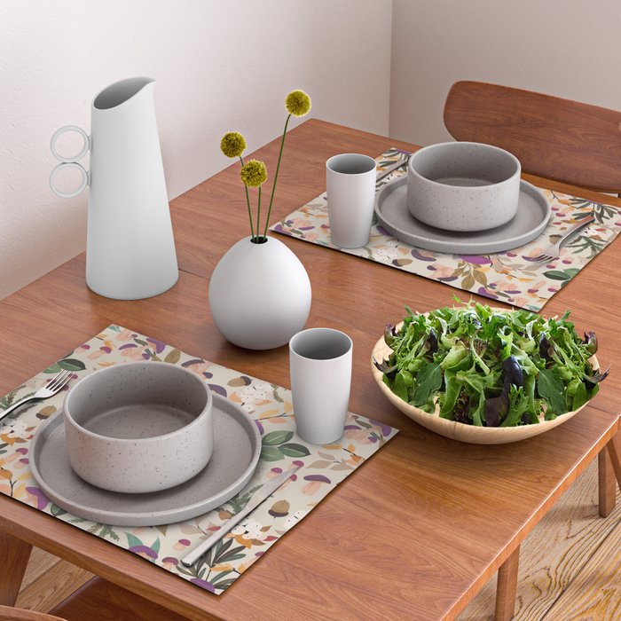 Magic mushroom forest H Placemat Gallery Image 2
