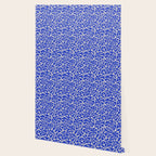 Abstract blue flower pattern Wallpaper Gallery Image 2