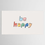 be happy cats typo Tablecloth Gallery Image 2