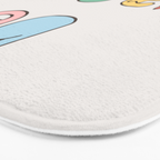 be happy cats typo Bath Mat Gallery Image 3