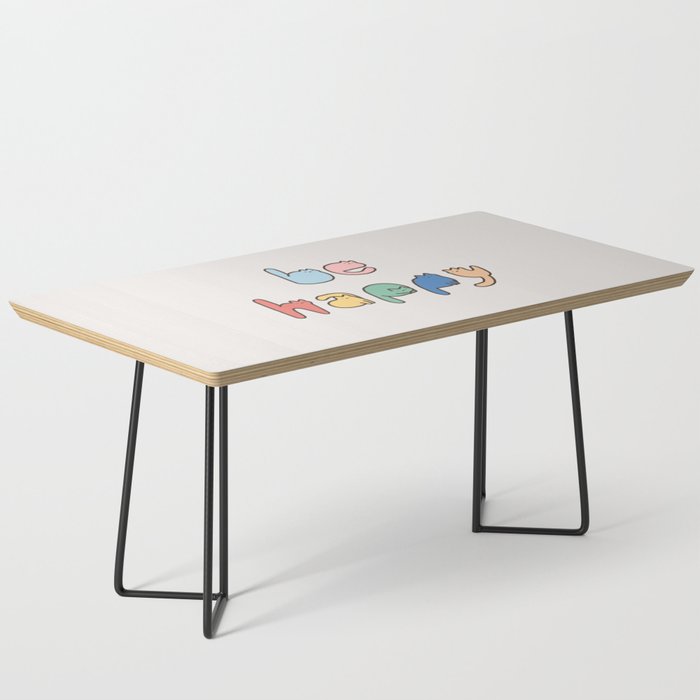be happy cats typo Coffee Table Gallery Image 1