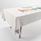 be happy cats typo Tablecloth Gallery Image 1