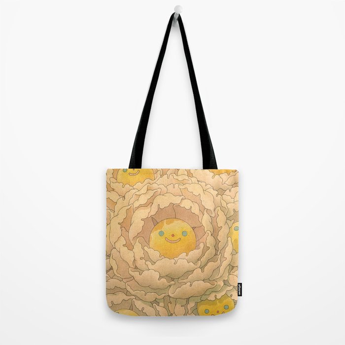 Floral White Tote Bag Gallery Image 2
