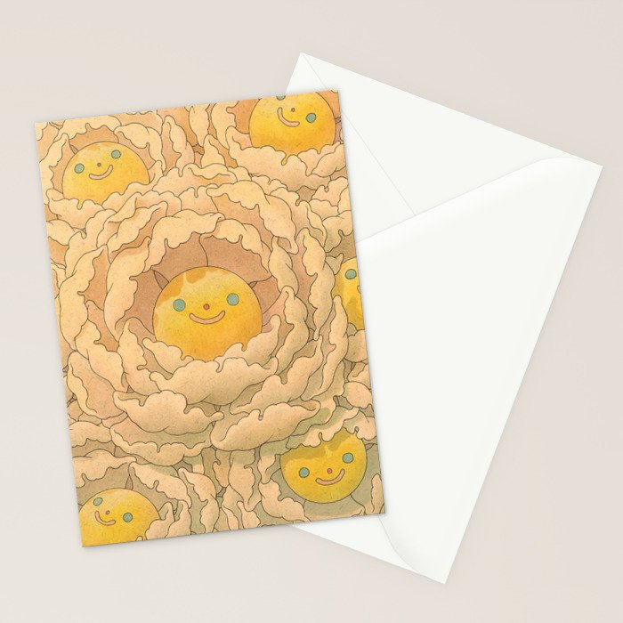 Floral White Stationery Card Gallery Image 2