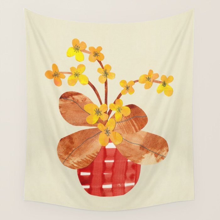 My First Blooming Pot Wall Tapestry Gallery Image 4