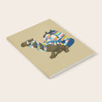 Colorful Desert Camel and Pyramids Notebook Gallery Image 2