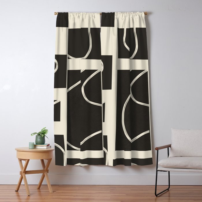 Abstract Pathways 1 Window Curtain Gallery Image 5