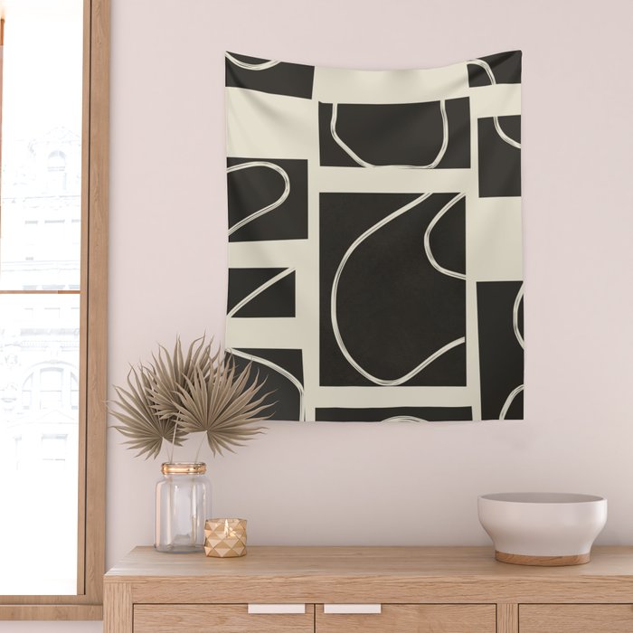 Abstract Pathways 1 Wall Tapestry Gallery Image 2