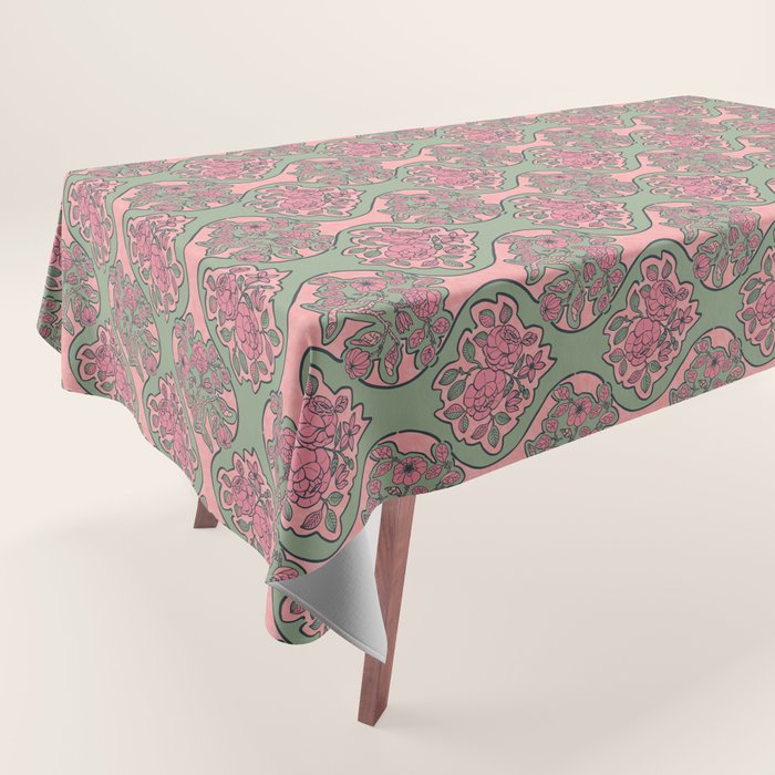 Blossom Elegance Charm Tablecloth Gallery Image 1